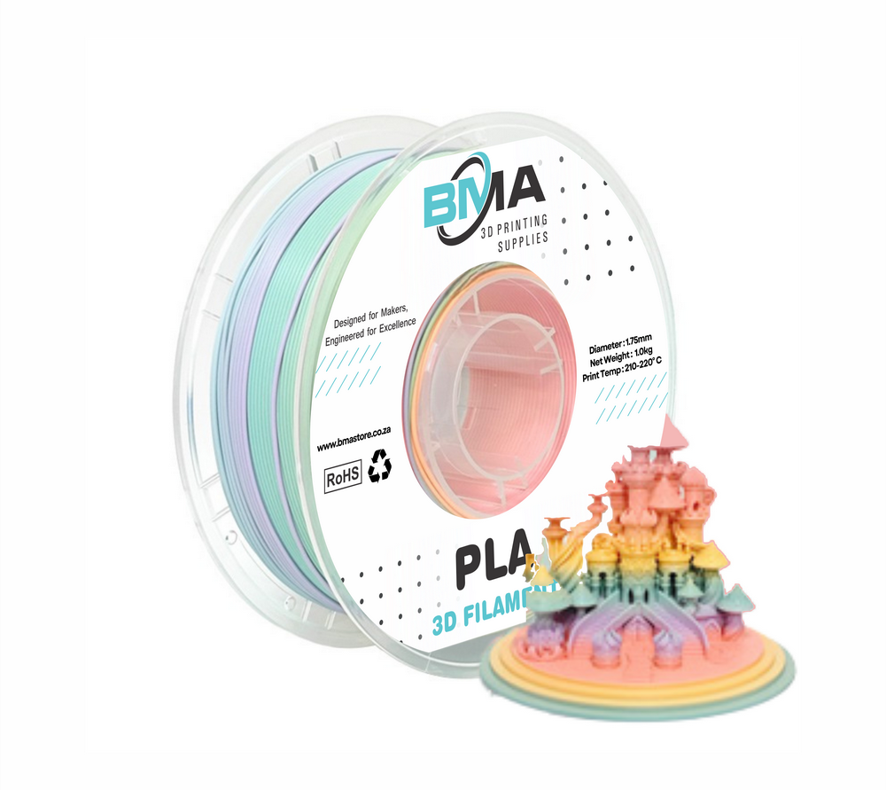 PLA Matte Rainbow-232 Matte Lillipop Rainbow
